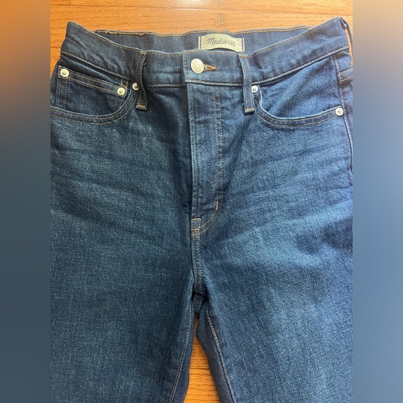 Madewell The Perfect Vintage Flare Dark Wash Jeans 27 X 33 - Picture 5 of 6